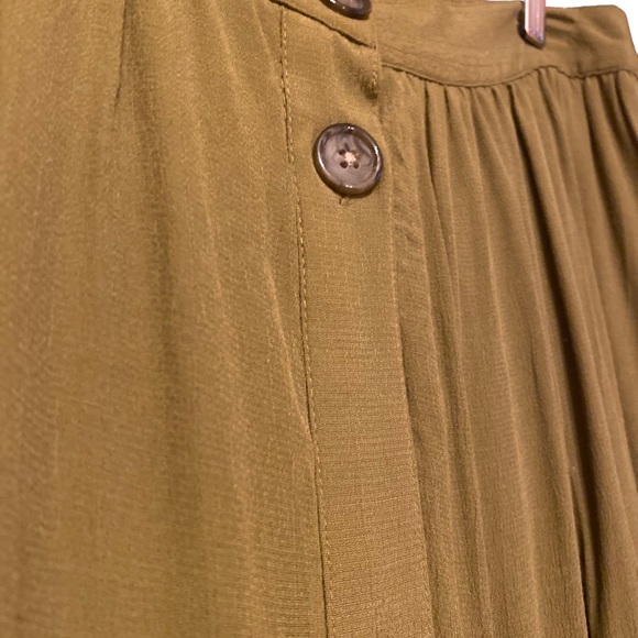 French Connection Easha Drape Button Front Skirt - Picture 5 of 13